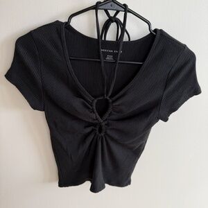 American Eagle Cropped Tee